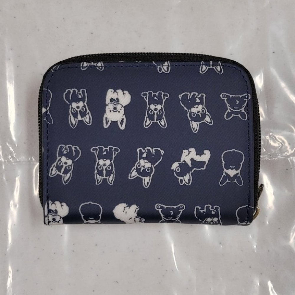 Waterproof Frenchie Snap Fold Short Wallet Coin Purse - Picture 8 of 14